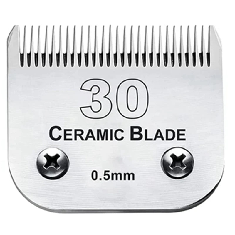 Detachable Pet Dog Cat Grooming Clipper Ceramic Blade Compatible with Most Andis,Oster A5,Wahl KM10 Series Animals Clippers