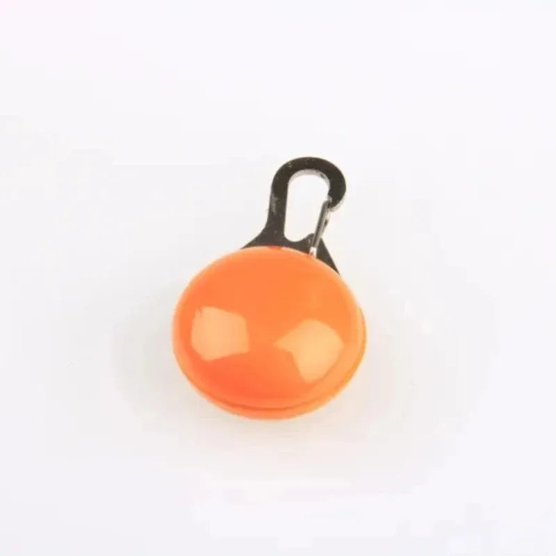 Flashing Glowing Dog Collar LED Night Safety Pet Accessories for Cats Dogs with Decorative Pendant Prevent Lost Small Pets