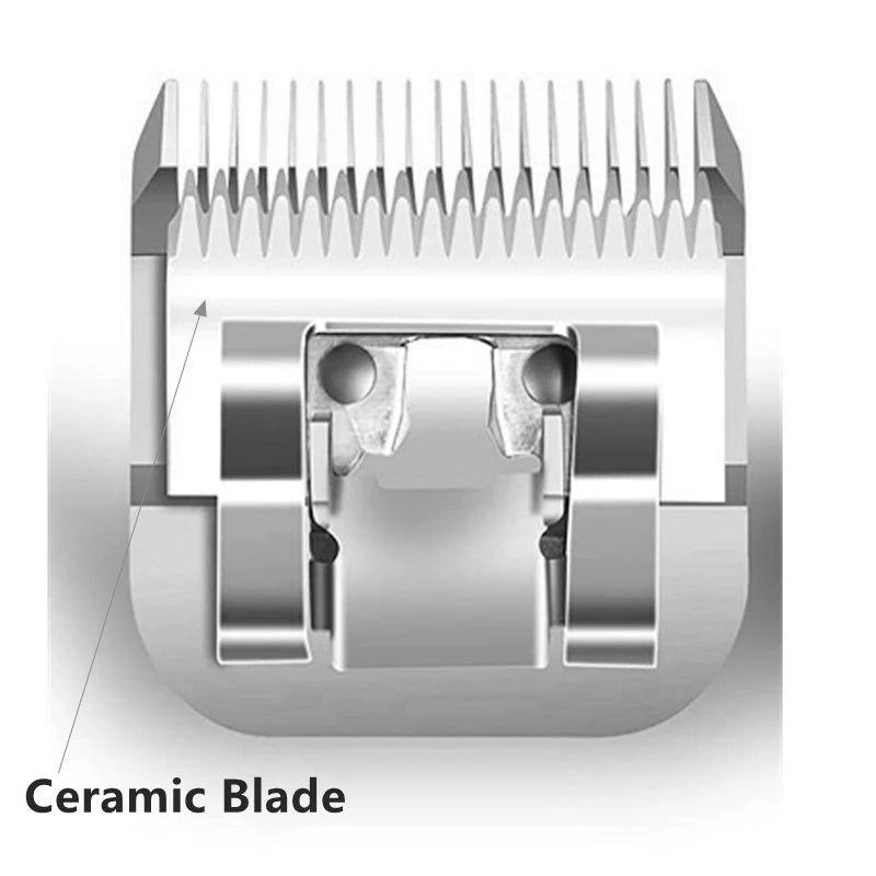 Detachable Pet Dog Cat Grooming Clipper Ceramic Blade Compatible with Most Andis,Oster A5,Wahl KM10 Series Animals Clippers