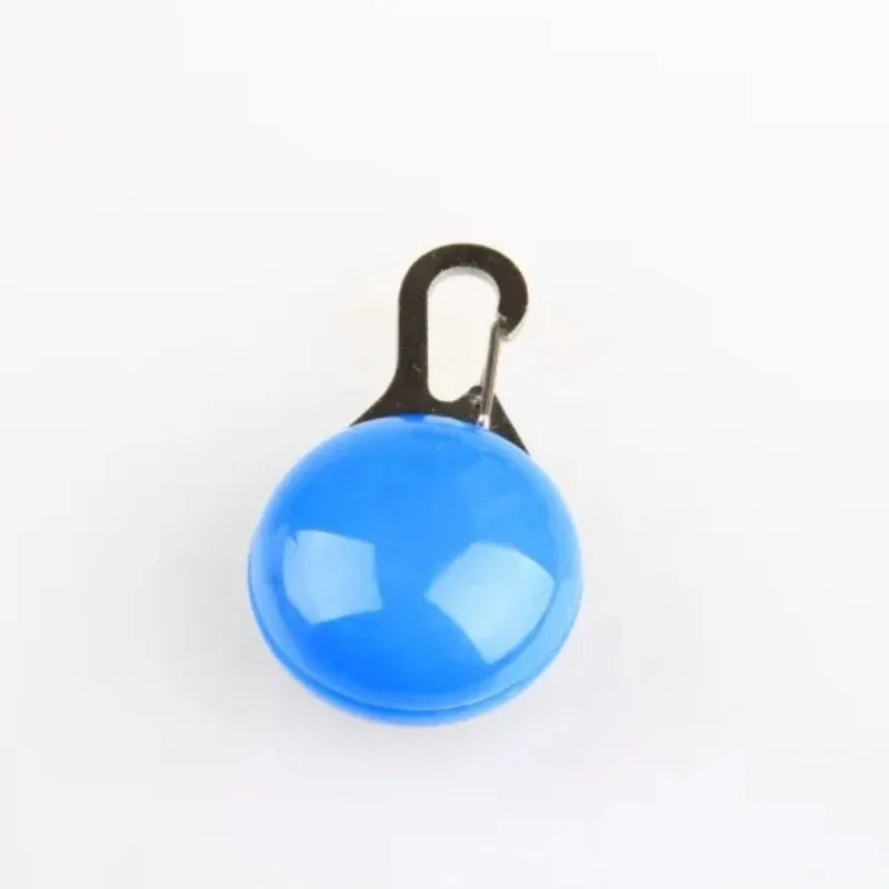 Flashing Glowing Dog Collar LED Night Safety Pet Accessories for Cats Dogs with Decorative Pendant Prevent Lost Small Pets