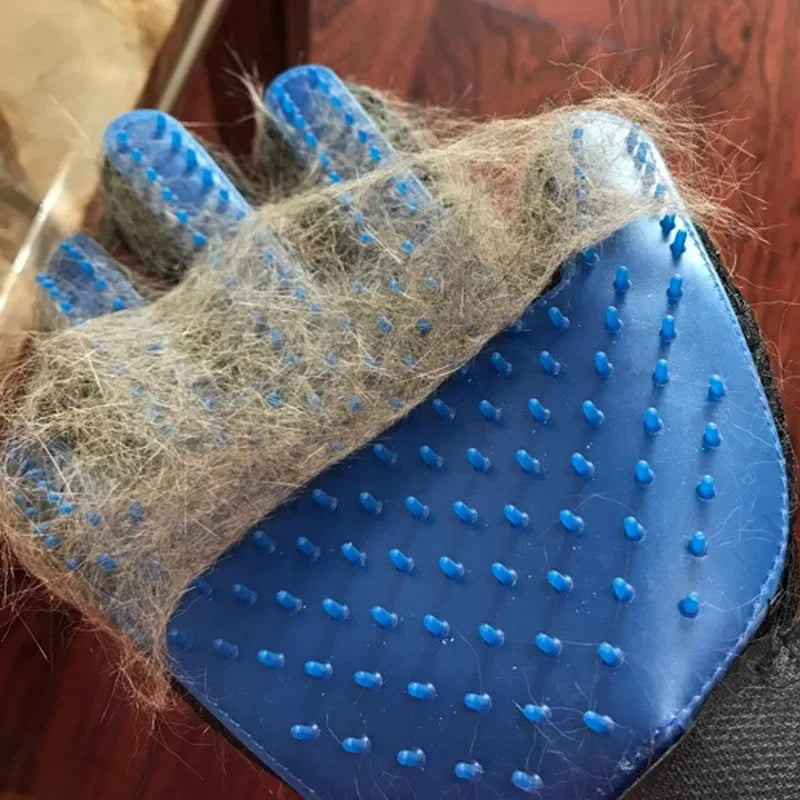 Hot Sell 1PC Cat Hair Remove Gloves Rubber Pet Beauty Cleaning Grooming Effective Massage Dog Combs Floating Brush 6 Color