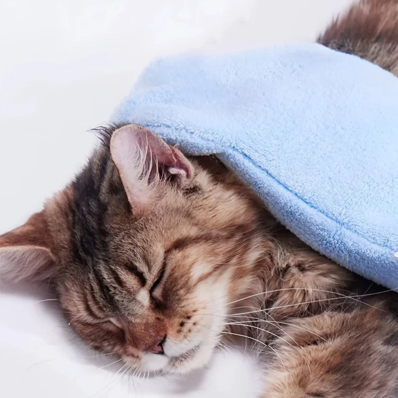 Quick-drying Dog Bath Gloves absorbent Pet Bath Towels for Small Medium Dogs Cats Glove-style Pet Towels Pet Grooming Tool