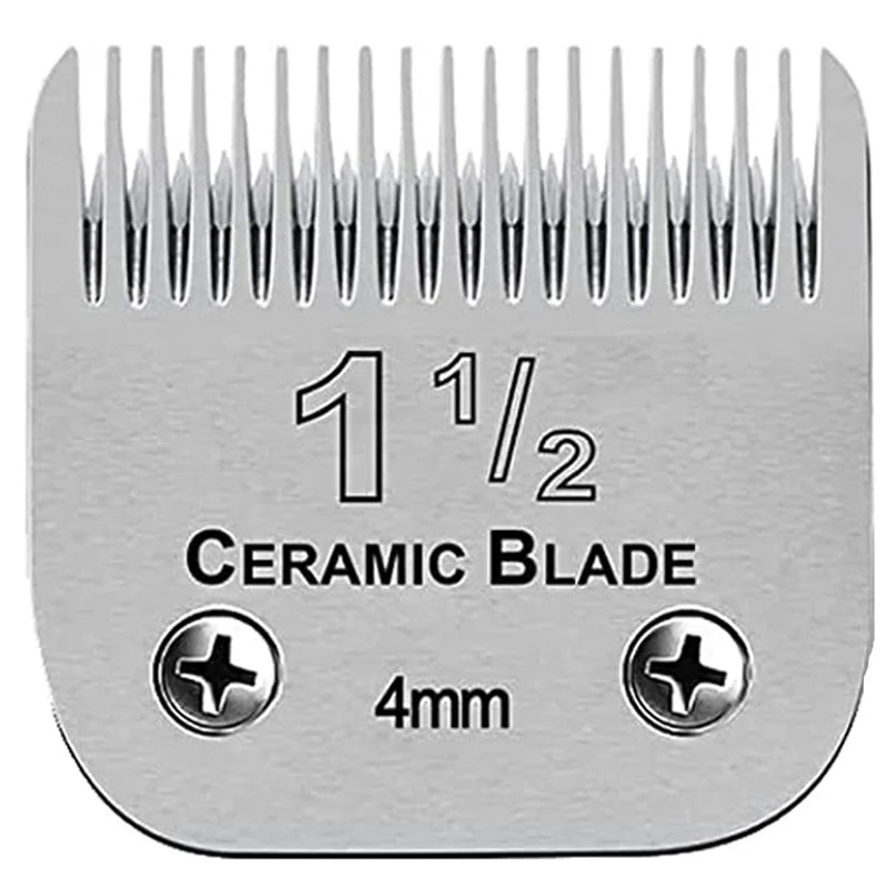Detachable Pet Dog Cat Grooming Clipper Ceramic Blade Compatible with Most Andis,Oster A5,Wahl KM10 Series Animals Clippers