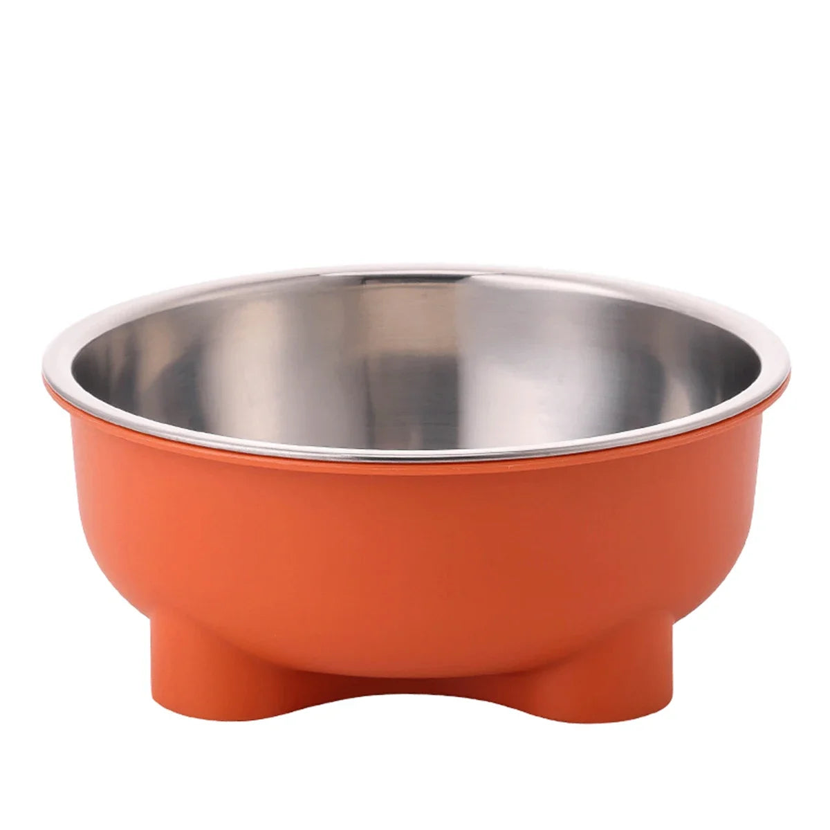 Anti-Slip Stainless Steel Pet Dog Bowl - Solid Color, Easy Clean - PawCierge Co.