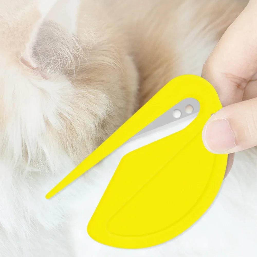 Pet Hair Removal Knot Dog 2024 Unknot Knife Shedding Grooming Shedding Trim Stainless Effectively Safe Cat Accessories Scissors
