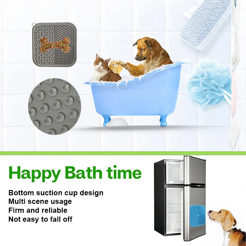 Dog Licking Mat | Slow Feeder | Premium Lick Pad for Dog Anxiety Relief