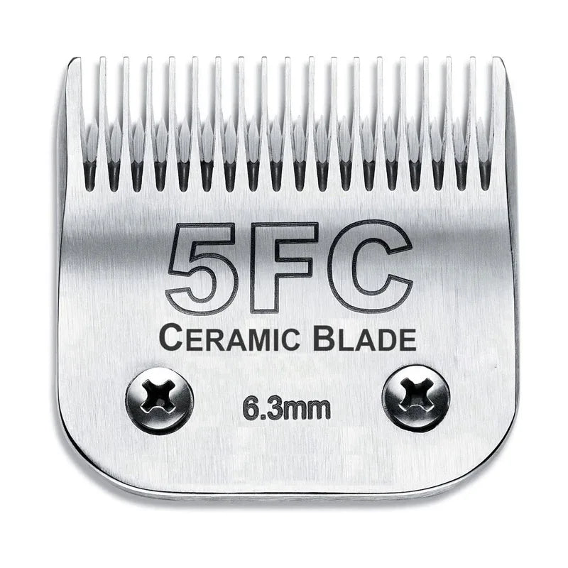 Detachable Pet Dog Cat Grooming Clipper Ceramic Blade Compatible with Most Andis,Oster A5,Wahl KM10 Series Animals Clippers