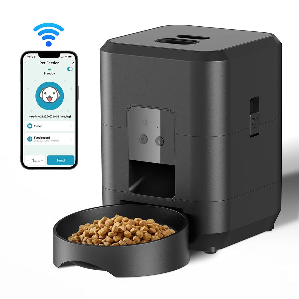 Smart Pet Feeder with WiFi - Automatic Dog & Cat Feeder - PawCierge Co.