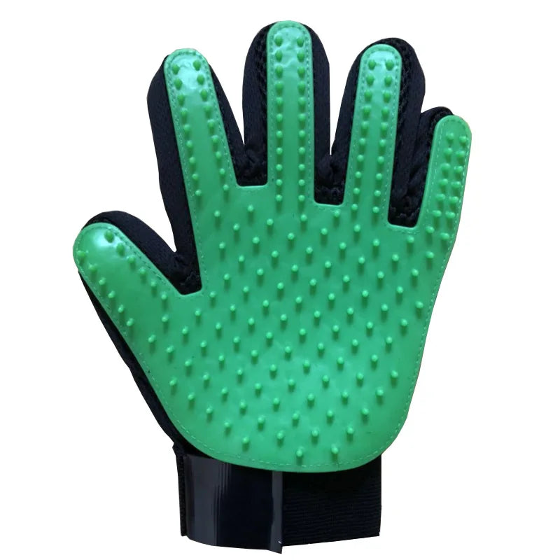 Hot Sell 1PC Cat Hair Remove Gloves Rubber Pet Beauty Cleaning Grooming Effective Massage Dog Combs Floating Brush 6 Color