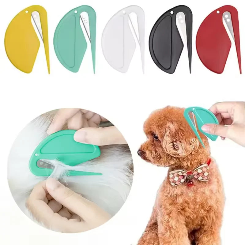 Pet Hair Removal Knot Dog 2024 Unknot Knife Shedding Grooming Shedding Trim Stainless Effectively Safe Cat Accessories Scissors