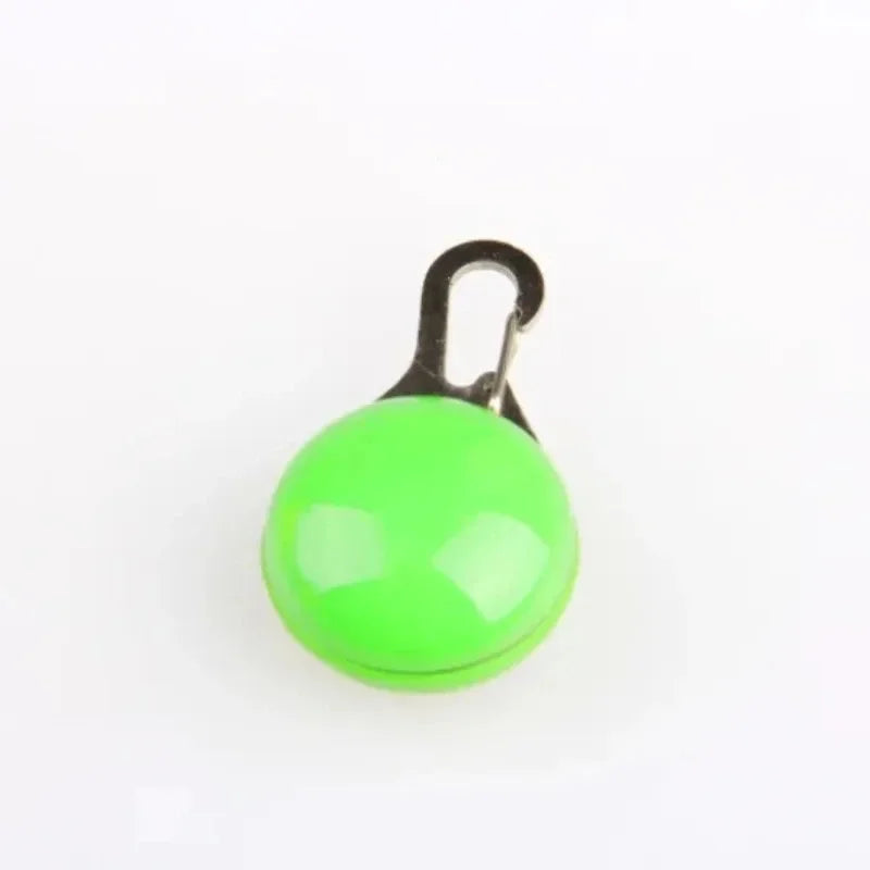 Flashing Glowing Dog Collar LED Night Safety Pet Accessories for Cats Dogs with Decorative Pendant Prevent Lost Small Pets