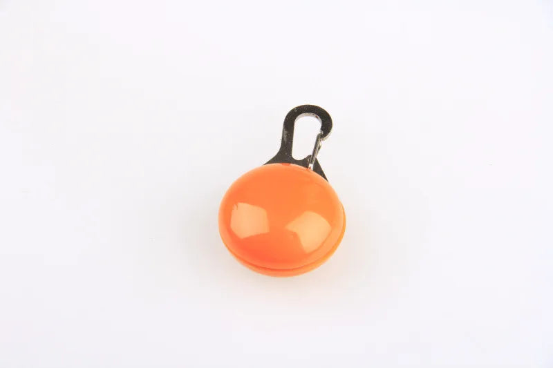 Flashing Glowing Dog Collar LED Night Safety Pet Accessories for Cats Dogs with Decorative Pendant Prevent Lost Small Pets