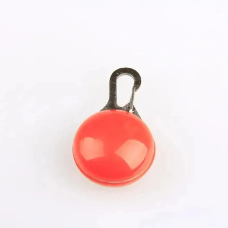 Flashing Glowing Dog Collar LED Night Safety Pet Accessories for Cats Dogs with Decorative Pendant Prevent Lost Small Pets