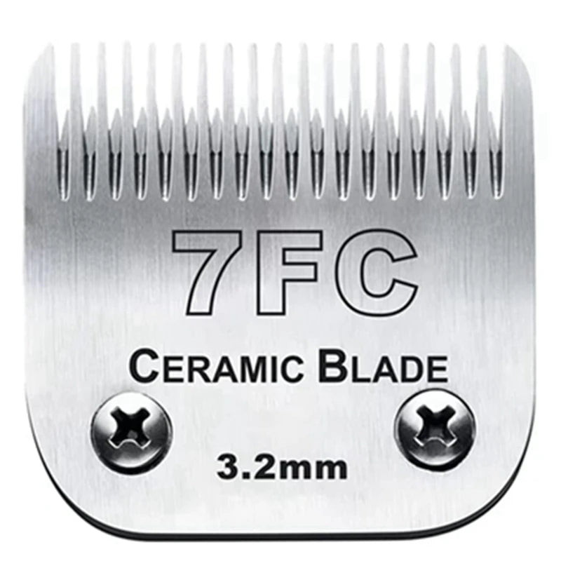 Detachable Pet Dog Cat Grooming Clipper Ceramic Blade Compatible with Most Andis,Oster A5,Wahl KM10 Series Animals Clippers