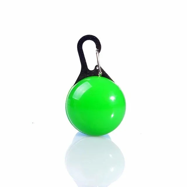 Flashing Glowing Dog Collar LED Night Safety Pet Accessories for Cats Dogs with Decorative Pendant Prevent Lost Small Pets