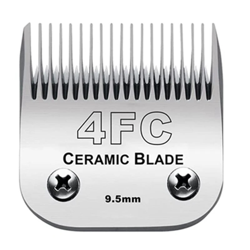 Detachable Pet Dog Cat Grooming Clipper Ceramic Blade Compatible with Most Andis,Oster A5,Wahl KM10 Series Animals Clippers