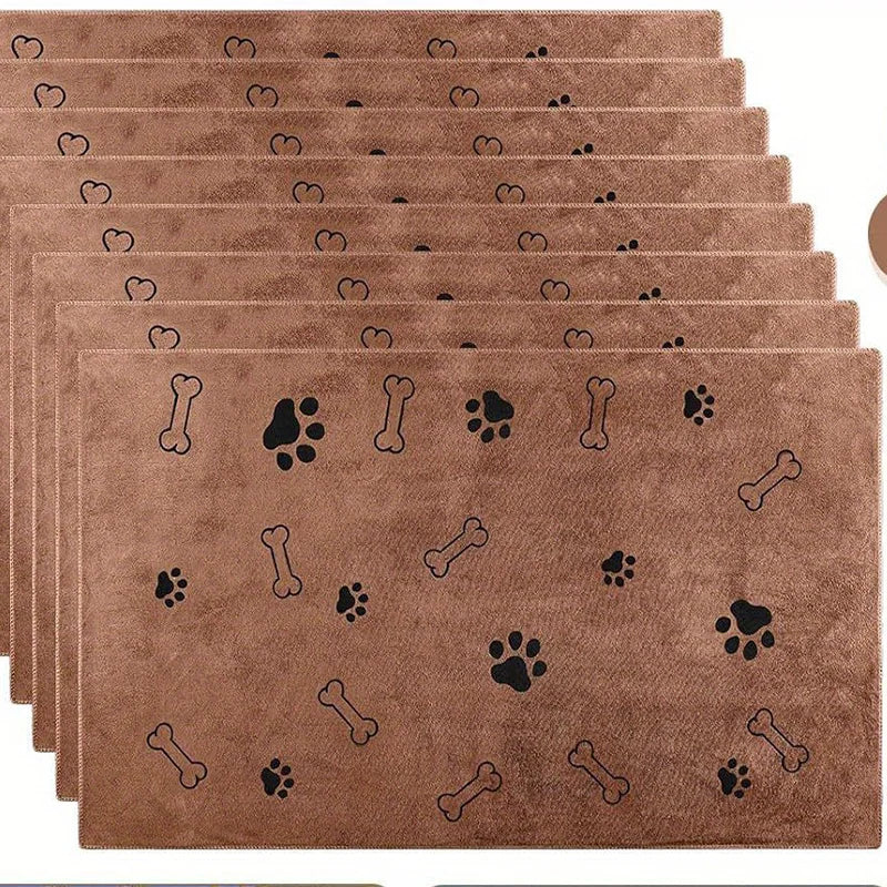 Dog Towels,Quick-Dry Microfiber - Absorbent Pet Bath & Paw Cleaning Cloths for Medium Breeds, 40x24 Inch